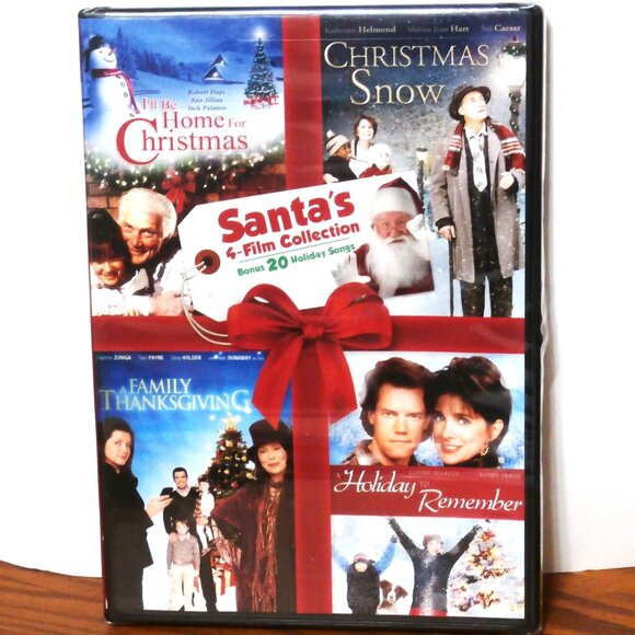 SANTA'S 4-FILM COLLECTION DVD I'll Be Home for Christmas....BRAND NEW! - Picture 1 of 5